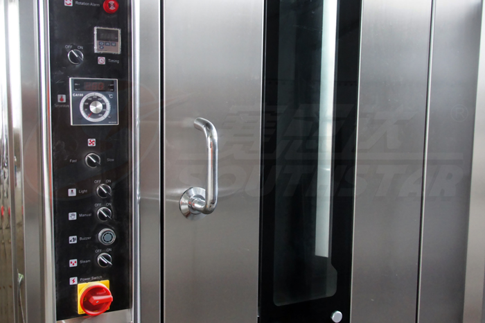 廣州賽思達(dá)16盤單推車商用柴油熱風(fēng)旋轉(zhuǎn)爐NFX-16C外殼