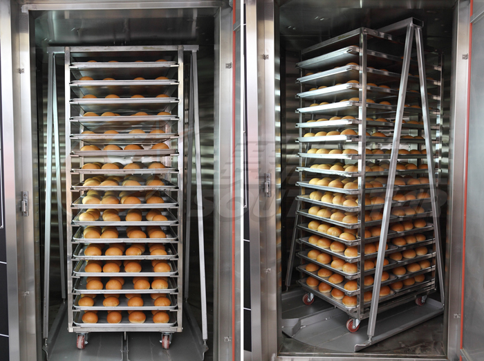 廣州賽思達(dá)16盤單推車商用柴油熱風(fēng)旋轉(zhuǎn)爐NFX-16C爐膛